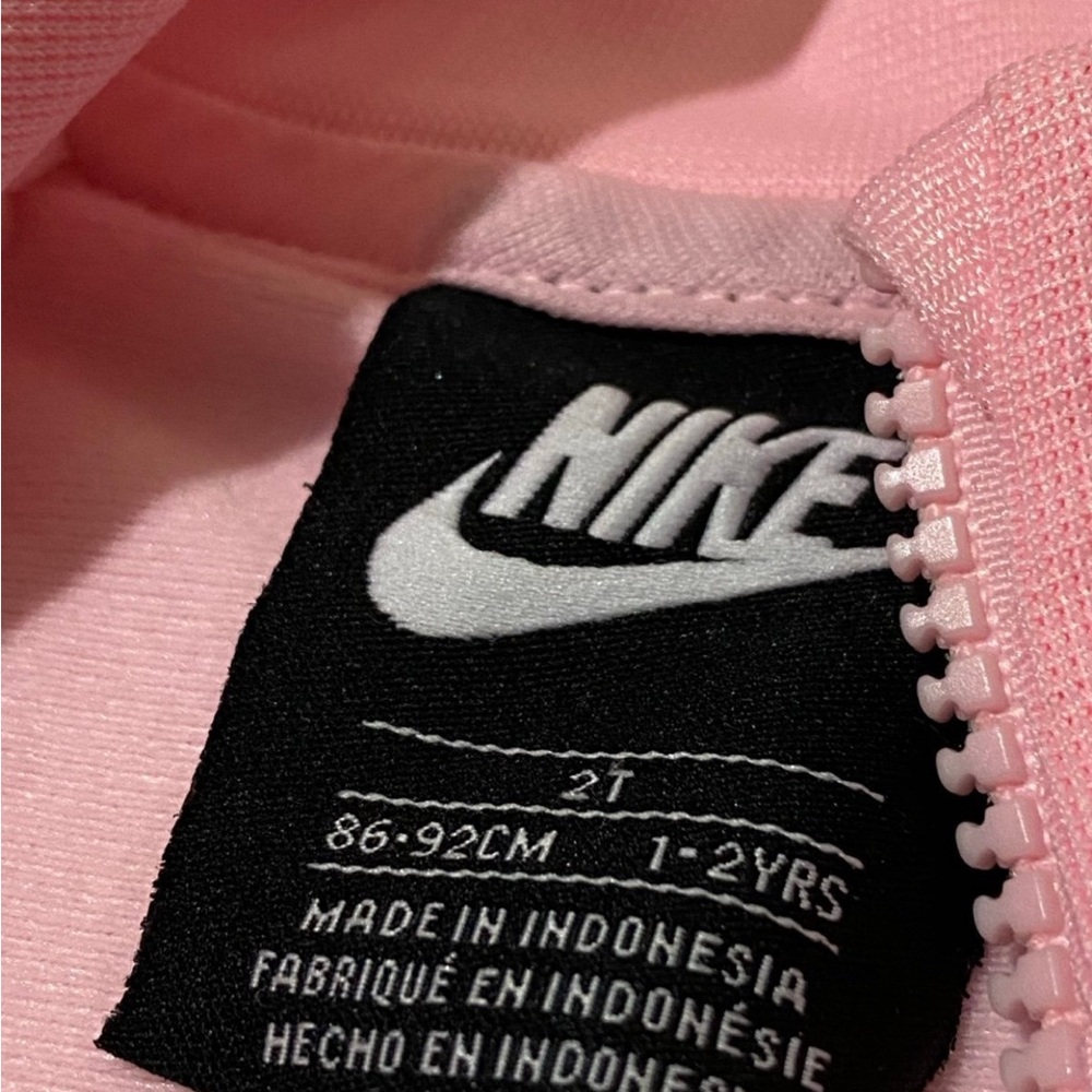 Nike Toddler Girls Zip Up Jacket Pink Size 2T - Picture 7 of 7